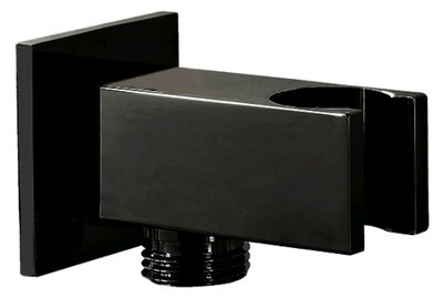 Подключение для душевого шланга Fiore 35PMSN02 с держателем (чёрный) 305362 фото