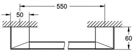 Тримач для рушників Grohe Selection Cube 40807000 (хром) 136374 фото