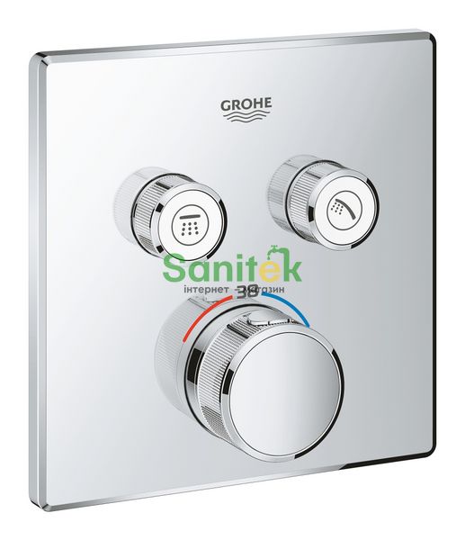 Душова система Grohe Grohtherm SmartControl Cube UA26405SC1 (26563000+26589000+27704000+35600000+29124000) з термостатом 491301 фото