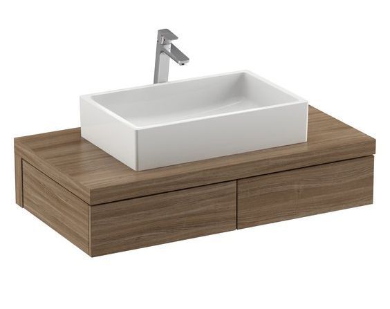 Тумба з умивальником Ravak Formy SD 1000 (X000001036+XJL01250000) горіх 280612 фото