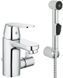 Змішувач для умивальника Grohe Eurosmart Cosmopolitan 23433000 з гігієнічним душем із запірним клапаном (хром) 136226 фото 1