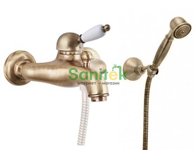 Смеситель для ванны Fiore Imperial 83ZZ5103 (бронза/керамика) 239459 фото