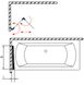Шторка для ванни Radaway Arta PND 130/L (210213-01L) профіль хром/скло прозоре 209013 фото 3