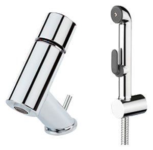 Смеситель для умывальника Oras Alessi 8502 с гигиеническим душем (хром) 149766 фото