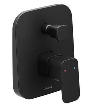 Змішувач для ванни и душа Ravak 10&deg; Free TD F 061.20BL X070156 скрытого монтажа (чорний) 494989 фото