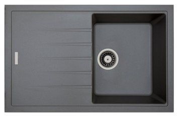Гранітна мийка Fabiano Classic 78x50 Titanium (8221.301.0207) 247350 фото