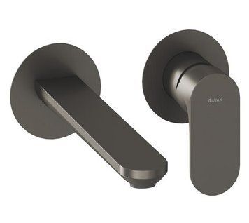 Змішувач для умивальника Ravak Eleganta EL 019.20GB.O1.RB07B X070329 скрытого монтажа для R-box (графит матовый) 710718 фото