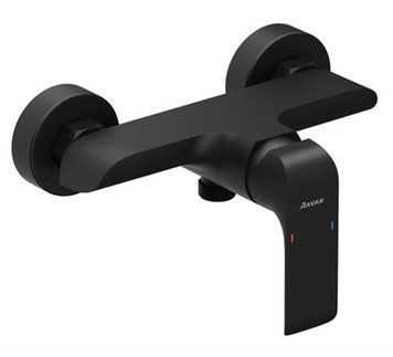 Змішувач для душа Ravak Flat FL 032.20BL/150 X070177 (чорний) 667874 фото
