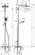 Душевая система Hansgrohe Crometta E 240 1jet Showerpipe 27298000 с термостатом (хром) 135692 фото 2