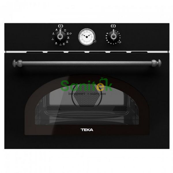 Духовой шкаф электрический Teka MWR 32 BIА ATS (111940000) чёрный ручки темное серебро 342294 фото