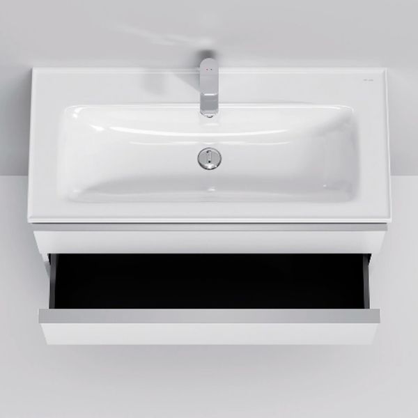 Тумба с умывальником AM.PM X-Joy S 100 см (MTA-FHX1002WG-WCC1002WG) белый 932322 фото