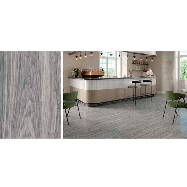 Плитка Cersanit Sunsetwood Grey 185x598x7 989543 фото