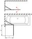 Шторка для ванни Radaway Eos II PND 130/L (206213-01L) профіль хром/скло прозоре 209300 фото 5