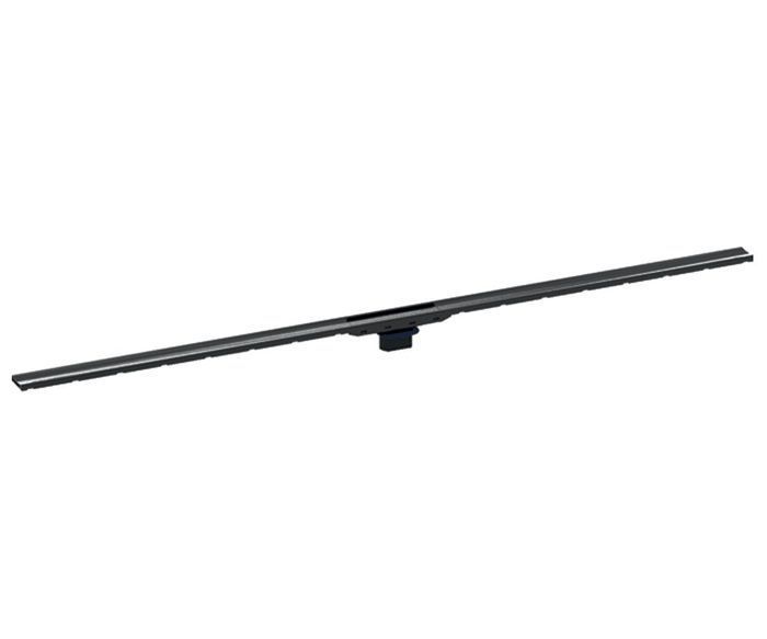 Решітка для трапу Geberit CleanLine 80 (154.441.QC.1) L30-130 см чорний хром 381208 фото