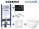 Комплект инсталляции Geberit Duofix 458.126.00.1+115.119.14.1 с унитазом Cersanit Caspia Clean On с сиденьем Soft Closing