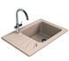 Гранитная мойка Fancy Marble Filadelfia 103067001 (песочный) 146711 фото 1