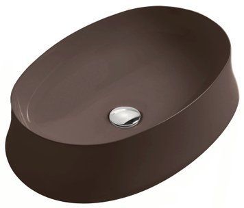 Умывальник Simas Sharp 60x42 см SH04 (MOKA Matt) 687647 фото