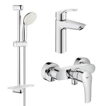 Набор смесителей для душа Grohe Eurosmart UA123244M0 (хром) 538664 фото