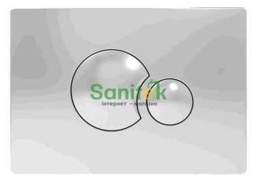 Смывная клавиша Sanit S 706 (16.706.81.0000) хром 142138 фото