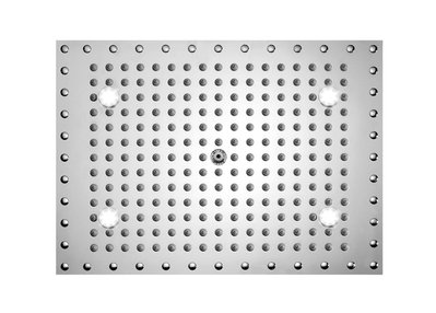 Верхній душ Bossini Dream-Rectangular H37374 400х300мм з підсвічуванням (хром) 73259 фото