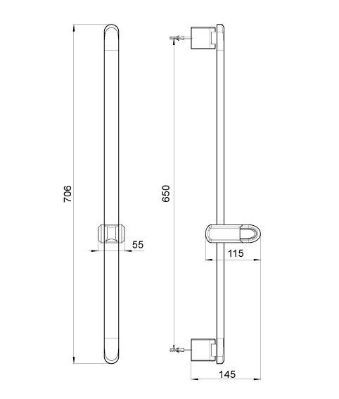 Душевая штанга Devit 10320ER 76828 фото
