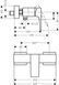 Смеситель для душа Hansgrohe Metropol 32560700 (белый матовый) 305166 фото 2