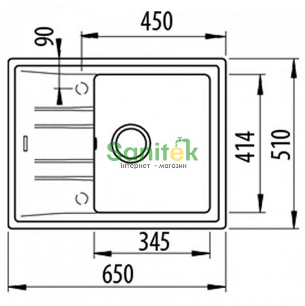 Гранітна мийка Teka Stone 45 B-TG 1B 1D (115330044) пісочний 342335 фото