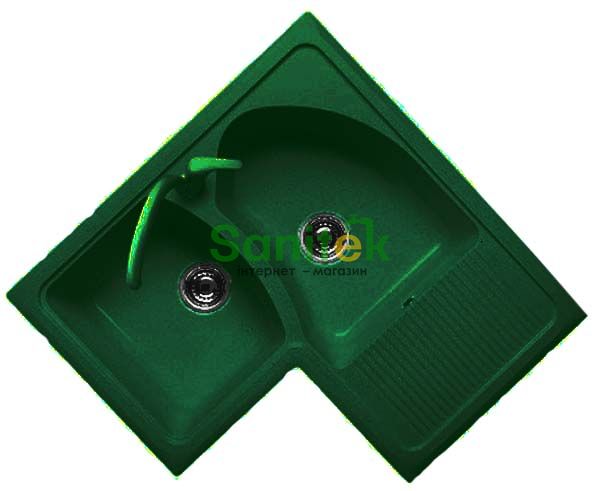 Гранітна мийка Telma Domino DOA8320 Granite (36 green) 147718 фото