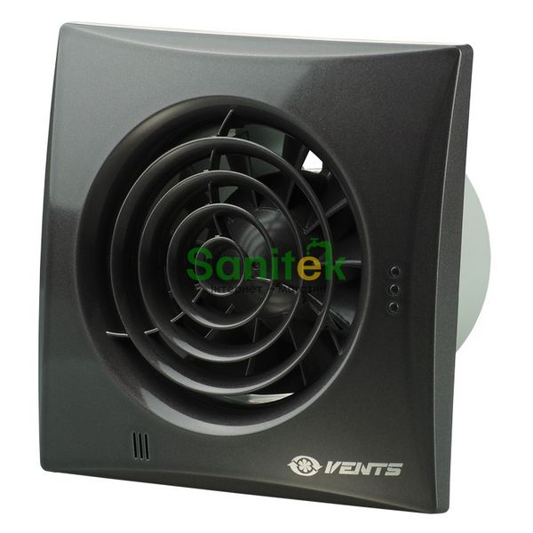 Вентилятор Vents Quiet Вентс 100 Квайт (чорний) 356930 фото