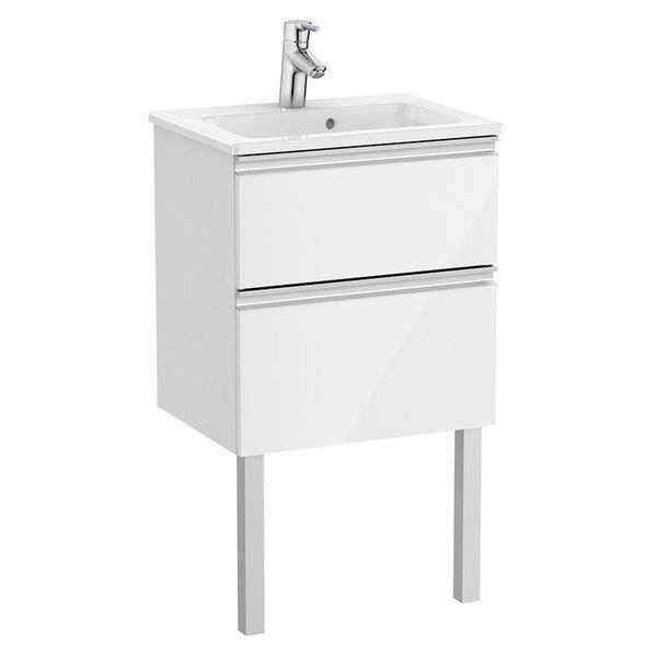 Тумба з умивальником Roca Gap-N Compacto 50см (A851494806) білий 533454 фото