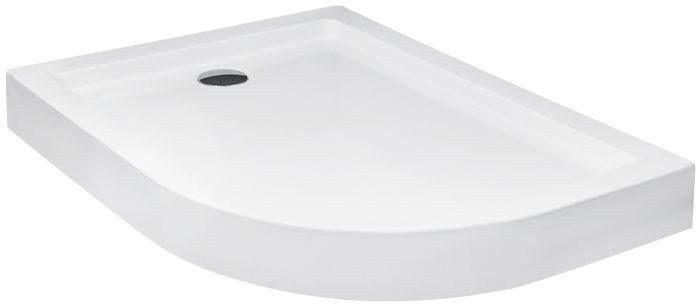 Душовий піддон Besco Saturn 120x90 BAS-120-NL лівий з ніжками 371634 фото