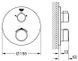 Душова система Grohe Grohtherm Tempesta 250 UA26416SC0 (26668000+26406001+35600000+24076000) з термостатом 382880 фото 2