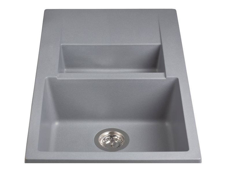 Гранітна мийка Miraggio Lapas (0000020) gray/сіра 502510 фото