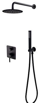 Душевая система Besco Decco I/Illusion BP-DII-CZ (чёрный матовый) 428356 фото