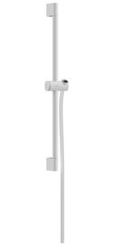 Душевая штанга Hansgrohe Pulsify 24400700 650 мм с шлангом 160 см (белый матовый) 694336 фото