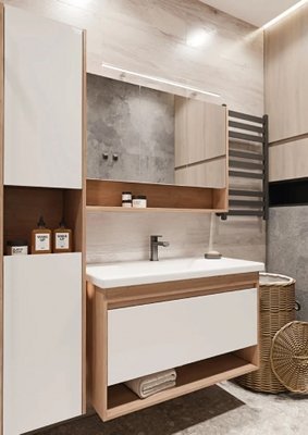 Пенал для ванної кімнати Ювента Silvia SilP-170 (білий) 547828 фото