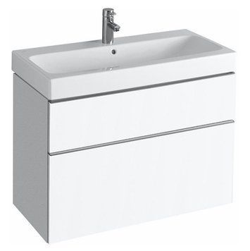 Тумба з умивальником Geberit Icon 90 см (840390000/124090000) білий 523902 фото