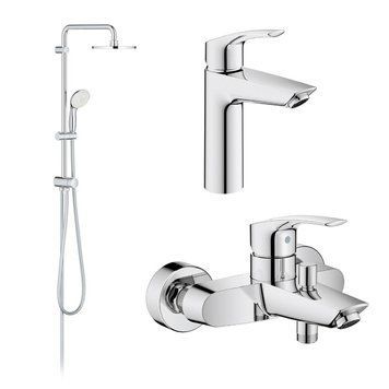 Набір змішувачів для ванної кімнати Grohe Eurosmart UA123246R0 (хром) 538665 фото