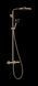 Душевая система Hansgrohe Pulsify S Puro Showerpipe 260 1jet EcoSmart 24237140 с термостатом (бронза матовая) 952237 фото 1