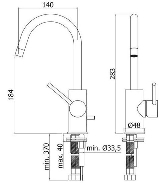 Смеситель для умывальника Paffoni Light LIG078NO (чёрный матовый) без д/к 386482 фото