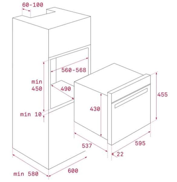 Духовой шкаф электрический Teka HLB 8400 BK (111000005) чёрный 383184 фото