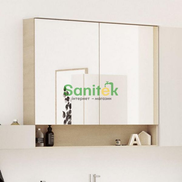 Дзеркало для ванної кімнати Geberit Acanto 90 см 500.646.00.2 дуб Mystic з підсвічуванням 278162 фото