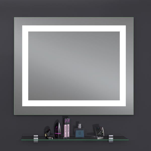 Дзеркало для ванної кімнати Sanwerk Lava Kvadra 70x65см (ZL0000160) 138007 фото