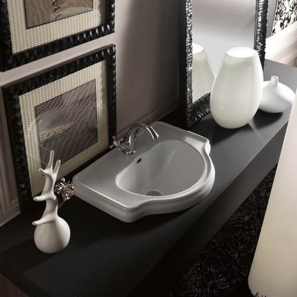 Умивальник Kerasan Retro 62x46 см 103001 (білий) 267115 фото