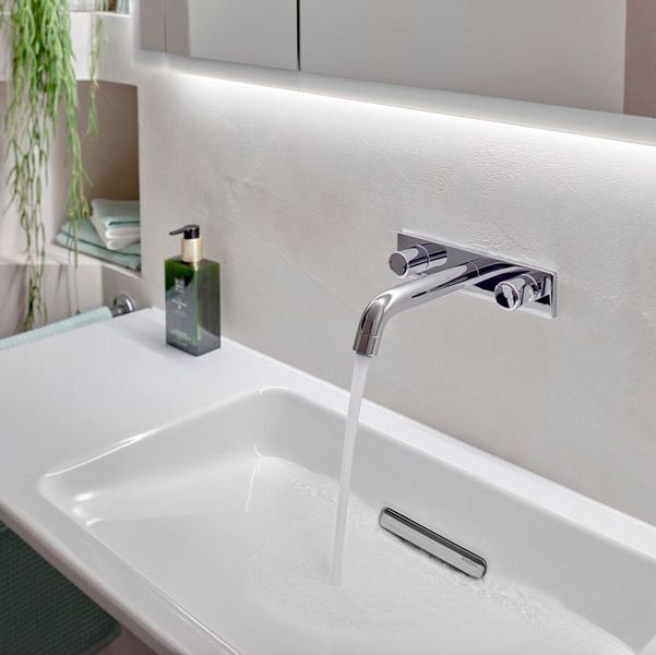 Смеситель для умывальника Geberit One 116.460.21.1 скрытого монтажа (хром) 546131 фото