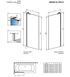 Шторка для ванны Radaway Modo PNJ II 80 (10316080-01-01R) профиль хром/стекло прозрачное правая 713042 фото 5