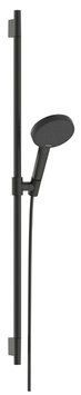 Душевой набор Hansgrohe Raindance Alive Select S 3jet EcoSmart 90 см S 24603340 (Brushed Black Chrome) 987120 фото