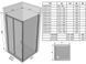 Душова кабіна Ravak Blix BLDP4+BLPS 160x80 (0YVS0U00ZG+9BH40U00ZG) сатиновий профіль/скло Grape 280111 фото 6