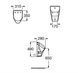 Пісуар Roca Nexo A35364K000 з кришкою slow-closing 131357 фото 3