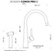 Змішувач для кухні Schock Conos Pro 528006 (нержавіюча сталь) 146189 фото 2